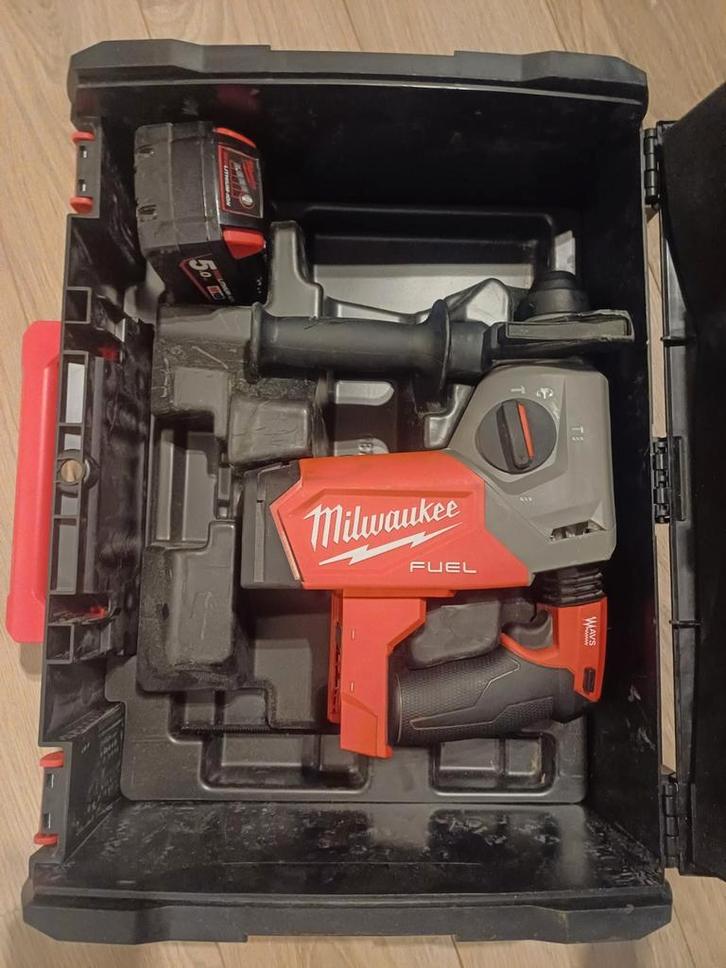 Milwaukee M18 FH SDS-Plus Boorhamer Body + 18V, Doe-het-zelf en Verbouw, Gereedschap | Boormachines, Gebruikt, Boor- en/of Breekhamer