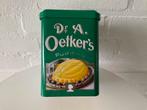 Dr.A.Oetker’s pudding groen blik , in heel goede staat., Ophalen of Verzenden, Zo goed als nieuw, Overige, Overige merken