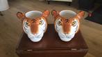 Bloempotten tijger., Ophalen, Wit, Aardewerk of Porselein, Minder dan 50 cm