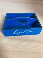 Vintage Lepeltjesdoosje Blauw, Ophalen of Verzenden, Gebruikt