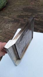 RVS grillplaat met vet afvoer zwaar!, Ophalen of Verzenden, Gebruikt