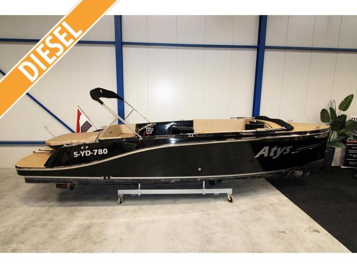 TendR 27 Cabin diesel Occasion - Black Edition - Trailer, Watersport en Boten, Sloepen, Gebruikt, 50 tot 70 pk, 6 meter of meer