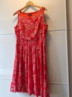 King Louie Vintage Stijl Jurk - Rood met Rozenprint - Maat M, Maat 38/40 (M), Ophalen of Verzenden, Knielengte, King Louie