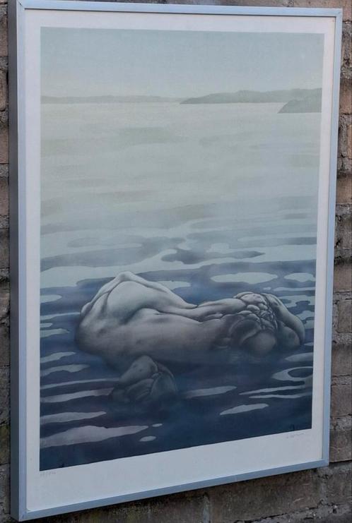 ALAIN LE FOLL (1934-1984), Driftwood. Ca 1970. * Zie tekst, Antiek en Kunst, Kunst | Litho's en Zeefdrukken, Ophalen