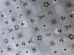 Quilt/quiltstoffen 1 lap beige babyfiguren oa beer nr9 €7,50, Hobby en Vrije tijd, Stoffen en Lappen, Beige, Ophalen of Verzenden