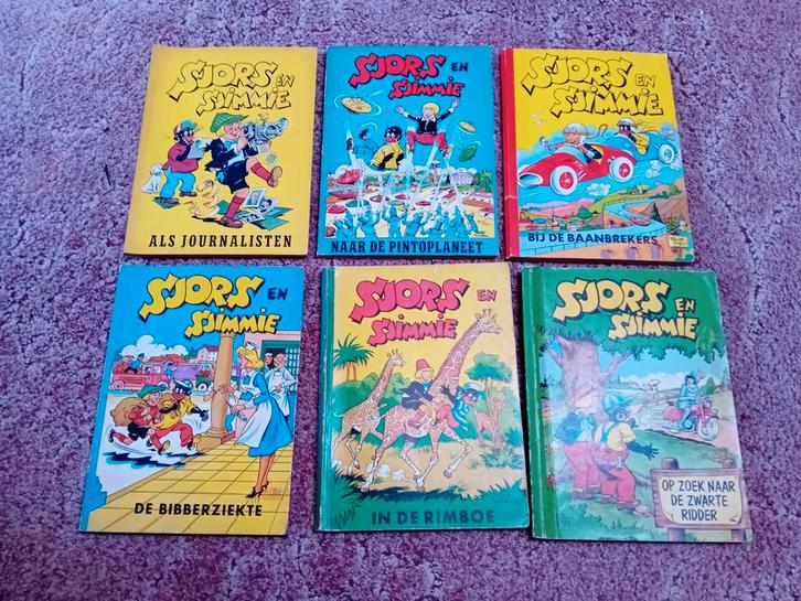 Sjors en Sjimmie, Boeken, Stripboeken, Gelezen, Meerdere stripboeken, Ophalen of Verzenden