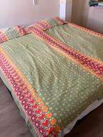 Set van 2 Retro Dekbedhoezen 1.80 cm x 1.40 cm, Dekbedovertrek, Tweepersoons, Ophalen of Verzenden, Zo goed als nieuw