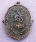 17 de eeuw GROTE Bronzen Pelgrims Hanger Scapulier Medaille, Antiek en Kunst, Antiek | Religie, Ophalen of Verzenden