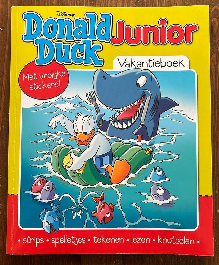 Donald Duck Junior Vakantieboek (ook geschikt voor dyslexie), Boeken, Stripboeken, Zo goed als nieuw, Eén stripboek, Ophalen of Verzenden