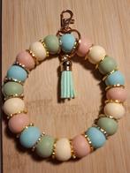 Leuke sleutelhanger / tassenhanger met kralen, Sieraden, Tassen en Uiterlijk, Overige materialen, Overige kleuren, Nieuw, Ophalen of Verzenden