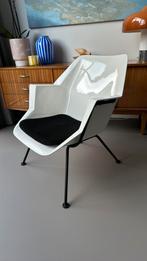 Gispen 416 kuipstoel wit, Huis en Inrichting, Stoelen, Ophalen, Gebruikt, Wit, Eén