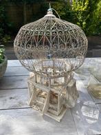 Brocante vogelkooi, Dieren en Toebehoren, Vogels | Hokken en Kooien, Ophalen of Verzenden, Gebruikt, Metaal, Vogelkooi