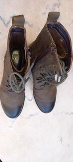 TJILL'S LEREN  HOGE SCHOENEN /BOOTS MAAT 40, TJILL"S, Bruin, Lage of Enkellaarzen, Ophalen of Verzenden