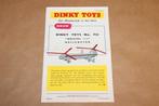 Zeldzame Dinky Toys folder Bristol Helicopter - 1960, Ophalen of Verzenden