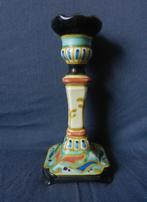 Plateel kandelaar Kon Zuid Holland Gouda ca. 1960 h. 20,8 cm, Antiek en Kunst, Antiek | Keramiek en Aardewerk, Ophalen of Verzenden