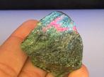 Robijn in Zoisiet ruw Tanganyika artstone mineralen, Ophalen of Verzenden, Mineraal