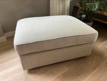 Ikea Kivik voetenbank met opbergruimte beige izgs - afbeelding 1
