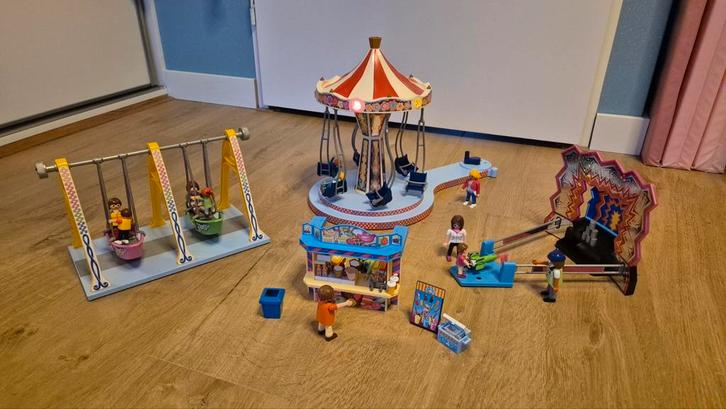 Playmobil Kermis Attracties - Complete Set, Kinderen en Baby's, Speelgoed | Playmobil, Zo goed als nieuw, Complete set, Ophalen