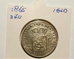 1 gulden 1865 zfr-, Verzenden, Koning Willem III, 1 gulden, Zilver