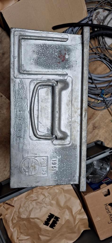 Vintage Philips Zinken Bak 1951 - Fabriek Opslag, Verzamelen, Overige Verzamelen, Ophalen of Verzenden