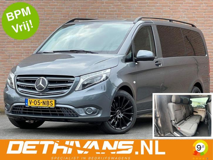 Mercedes-Benz Vito 116CDI 164PK Lang / Dubbelcabine / 9G-Tro, Auto's, Bestelauto's, Bedrijf, Te koop, ABS, Achteruitrijcamera