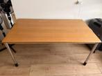 Real Wood Office Desk, Huis en Inrichting, Bureaus, Ophalen, In hoogte verstelbaar, Gebruikt, Bureau