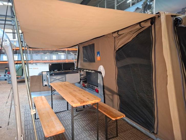 3Dog Camping Scoutdog met keuken, Caravans en Kamperen, Vouwwagens, tot en met 4, Ophalen