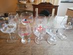 9 speciaalbier glazen set dus niet per stuk te koop, Ophalen, Zo goed als nieuw, Glas of Glazen, Overige merken