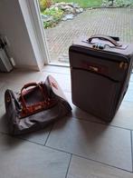 Samsonite koffer + tas, Overige materialen, 50 tot 60 cm, Ophalen of Verzenden, Zo goed als nieuw