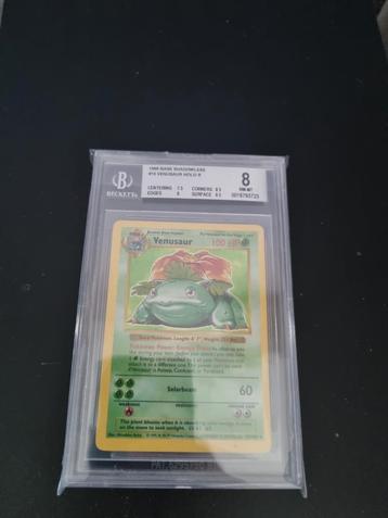 Venusaur base set shadowless becket 8