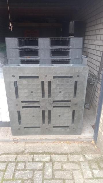 KUNSTSTOF PALLETS  7 STUKS 12,50 PER STUK beschikbaar voor biedingen