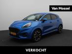 Ford Puma 1.0 EcoBoost Hybrid ST-Line | Half-Leder | Navi |, Auto's, Ford, Voorwielaandrijving, Euro 6, Blauw, 1219 kg