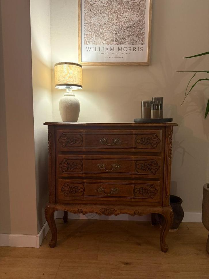 Vintage kastje, Huis en Inrichting, Kasten | Ladekasten, Gebruikt, Minder dan 100 cm, 50 tot 100 cm, 25 tot 50 cm, 3 of 4 laden