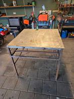 Las Tafel met Opbergvak, Antiek en Kunst, Antiek | Meubels | Tafels, Ophalen of Verzenden