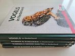 4 Boeken-Vogels-Bomen&Struiken-vlinders&Insecten-Wilde bloem, Boeken, Ophalen of Verzenden, Nieuw, Vogels