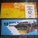 1 x DOOS OIL COLOR VERF + ACRYLVERF  TUBES., Hobby en Vrije tijd, Schilderen, Ophalen of Verzenden, Nieuw, Acrylverf