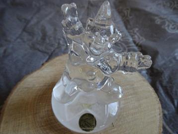 Kristal beeldje kristallen clown tuimelaar vintage beschikbaar voor biedingen