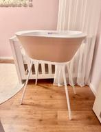We Too Babybadje met Onderstel & Zitje - Roze/Wit, Kinderen en Baby's, Badjes en Verzorging, Ophalen of Verzenden, Zo goed als nieuw