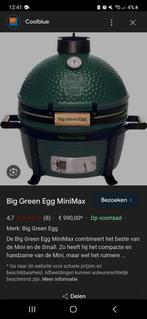 NIEUW! Big Green Egg BBQ MINIMAX (mét 2j garantie), Tuin en Terras, Houtskoolbarbecues, Nieuw, Ophalen