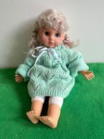 2 Schattige poppen met haar (40 en 34 cm), Ophalen of Verzenden, Zo goed als nieuw, Babypop