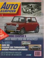 Autokampioen 5 1991 : Mini Cooper - Citroen ZX - Audi 100, Gelezen, Algemeen, Ophalen of Verzenden, Autokampioen