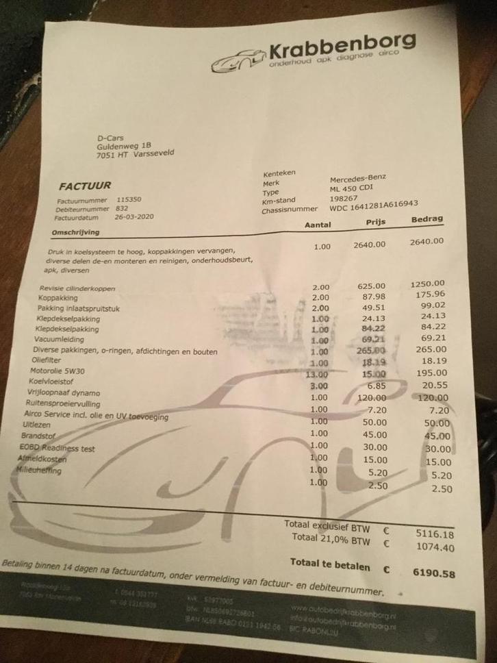 ML450 2010 AMG grijs kent.nw luchtvering, kop gereviseerd, Auto's, Mercedes-Benz, Particulier, M-Klasse, 4x4, ABS, Achteruitrijcamera