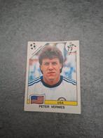 Panini sticker WK 90 Italia. Speler Peter Vermes USA., Hobby en Vrije tijd, Verzenden, Zo goed als nieuw, Sticker