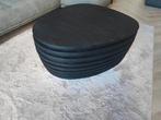Zwarte Houten Bijzettafel / Koffietafel, 50 tot 100 cm, Zo goed als nieuw, Minder dan 50 cm, Overige houtsoorten