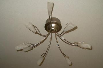 design plafond lamp metaal met glas beschikbaar voor biedingen