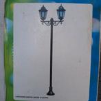 Straatlantaarn van aluminium en ijzer voor in de tuin, Tuin en Terras, Buitenverlichting, Ophalen, Staande lamp, Netvoeding, 50 tot 250 watt