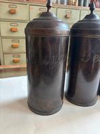 Vintage 1920s Blik Set – Coffee / Tea / Sugar., Antiek en Kunst, Ophalen of Verzenden