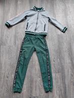 Mayoral joggingpak grijs/groen maat 8 jaar 128, Gebruikt, Mayoral, Jongen of Meisje, Sport- of Zwemkleding