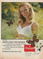 Retro reclame 1965 Triumph lingerie BH in lente look, Verzamelen, Verzenden, Overige typen