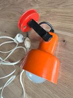 Vintage Oranje Draaibare Muurlamp, Huis en Inrichting, Lampen | Vloerlampen, Ophalen of Verzenden, Gebruikt, Metaal, Minder dan 100 cm